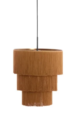 Light en Living Hanglamp 3L Ø45x50 cm MALAIKA bruin