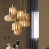 Light en Living Hanglamp 7L Ø53x104 cm TUFIA linnen naturel