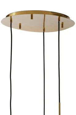 Light en Living Hanglamp 3L Ø40x160 cm MAYSON glas goud-helder+goud