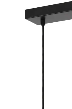 Light en Living Hanglamp 3L 100x22x32 cm LEKAR antiek brons met smoke glas