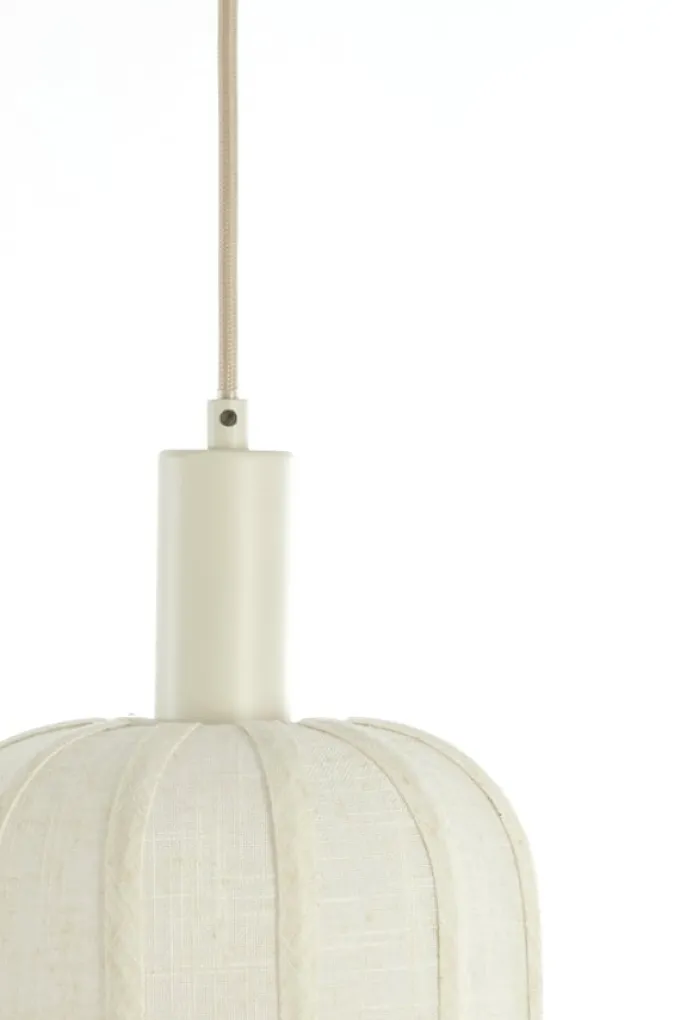 Light en Living Hanglamp 3L 80x21x34 cm TUFIA linnen cream