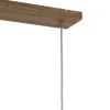 Light en Living Hanglamp 5L 117x10x27 cm DANIA houtprint naturel+touw crème