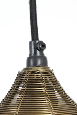 Light en Living Hanglamp 10L 120x25x29,5 cm ALVARO antiek brons