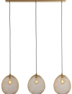 Light en Living Hanglamp 3L 104x30x34 cm MOROC Goud
