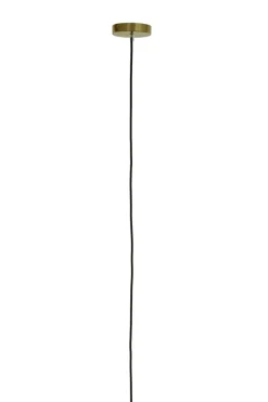 Light en Living Hanglamp MEDINA antiek brons met smoke glas - 2 maten