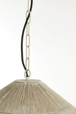 Light en Living Hanglamp Ø56x31 cm ALAMEDA creme