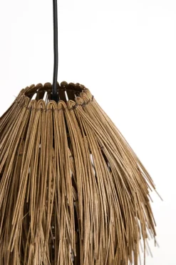 Light en Living Hanglamp Ø36x50 cm ARISCO rotan donker bruin