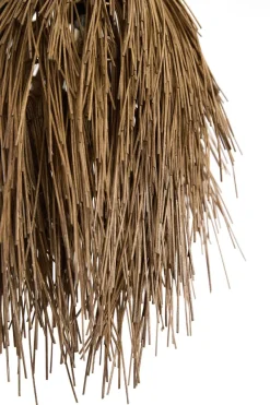 Light en Living Hanglamp Ø36x50 cm ARISCO rotan donker bruin