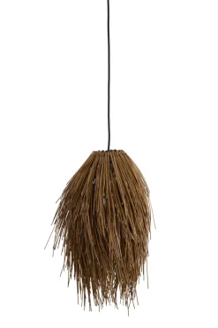 Light en Living Hanglamp Ø36x50 cm ARISCO rotan donker bruin