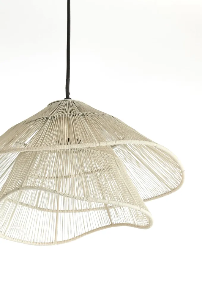 Light en Living Hanglamp Ø36x29 cm ALAMEDA creme