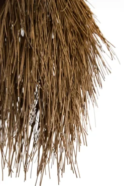 Light en Living Hanglamp Ø45x60 cm ARISCO rotan donker bruin