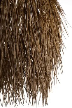 Light en Living Hanglamp Ø54x74 cm ARISCO rotan donker bruin