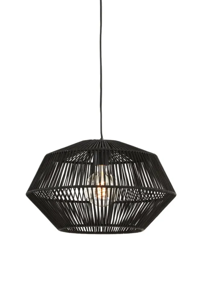 Light en Living Hanglamp Ø40x24 cm DEYA mat zwart
