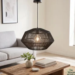 Light en Living Hanglamp Ø40x24 cm DEYA mat zwart