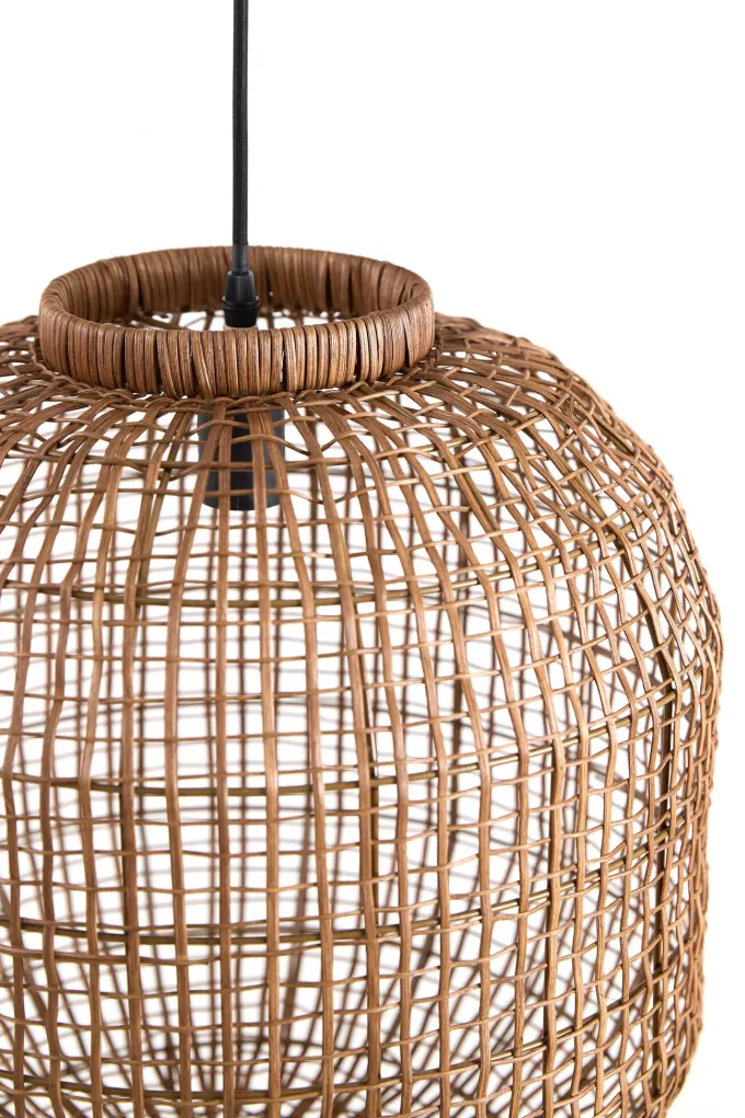 Light en Living Hanglamp Ø42x53,5 cm DORZAN rotan bruin