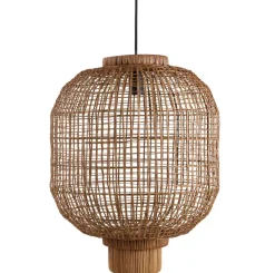 Light en Living Hanglamp Ø42x53,5 cm DORZAN rotan bruin