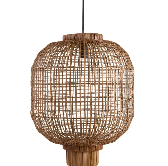 Light en Living Hanglamp Ø42x53,5 cm DORZAN rotan bruin