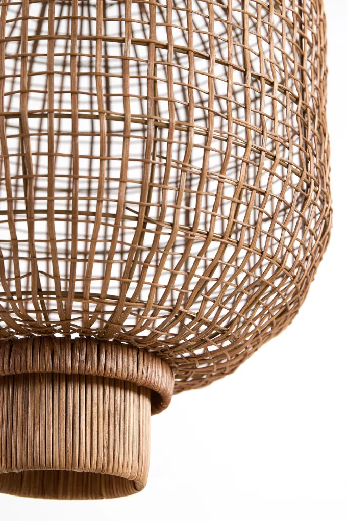 Light en Living Hanglamp Ø42x53,5 cm DORZAN rotan bruin