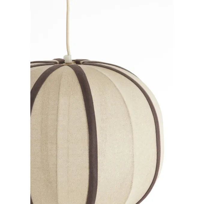 Light en Living Hanglamp Ø40x30 cm ESMIRIA natural+donkerbruin