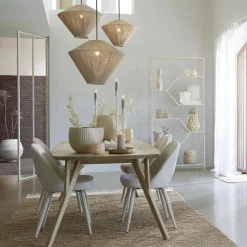 Light en Living Hanglamp Ø42x32 cm FELIDA crème