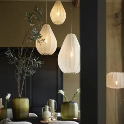 Light en Living Hanglamp Ø38x52,5 cm ITELA zand
