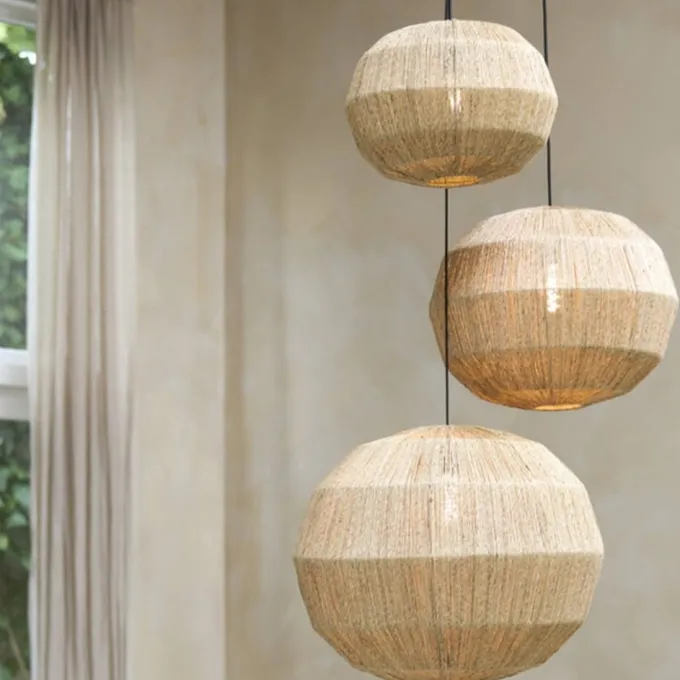 Light en Living Hanglamp Ø40x40 cm JUNNA jute naturel