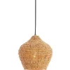 Light en Living Hanglamp Ø21x22 cm KALENGA kralen naturel