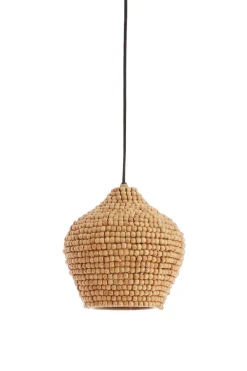 Light en Living Hanglamp Ø21x22 cm KALENGA kralen naturel