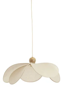 Light en Living Hanglamp Ø60x30 cm LAVRIRIA natural+hout