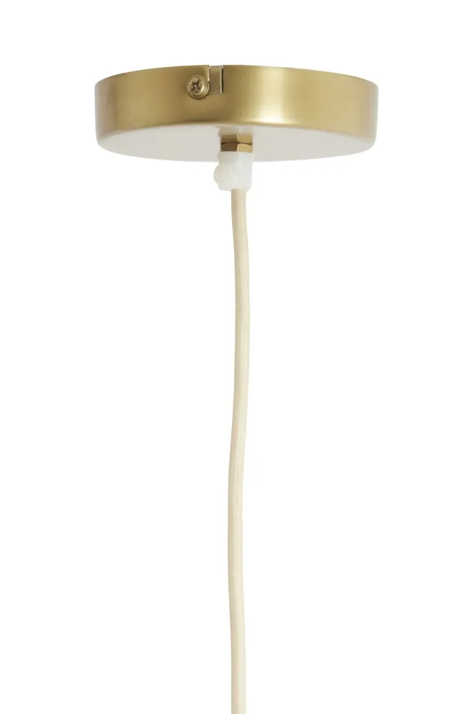 Light en Living Hanglamp Ø60x30 cm LAVRIRIA natural+hout
