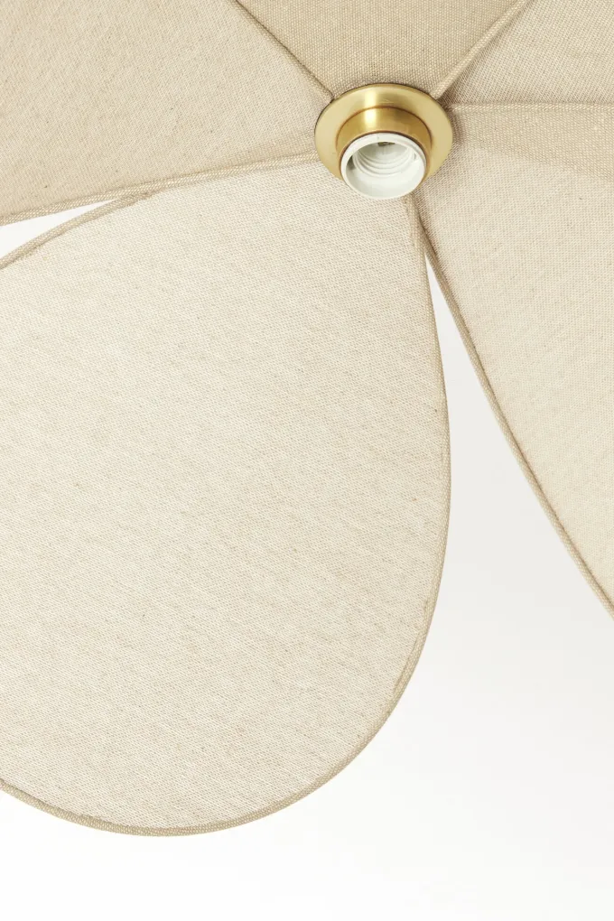 Light en Living Hanglamp Ø60x30 cm LAVRIRIA natural+hout