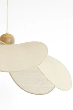 Light en Living Hanglamp Ø50x28 cm LAVRIRIA natural+hout