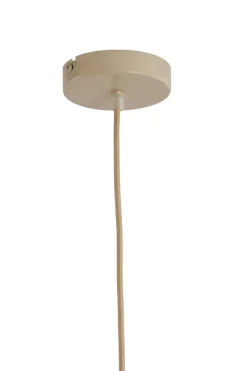 Light en Living Hanglamp Ø48x29 cm LAVRIO webbing naturel+hout