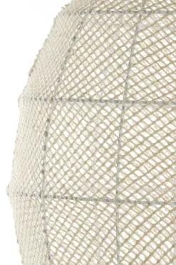 Light en Living Hanglamp Ø42x42 cm MAKASSAR zijde crème