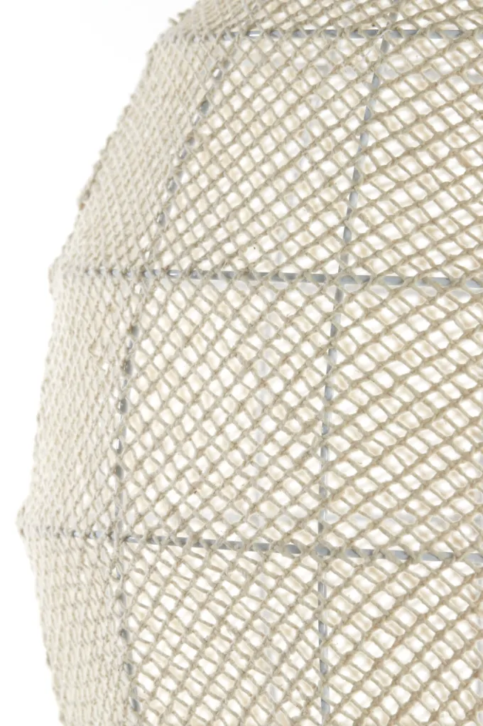 Light en Living Hanglamp Ø42x42 cm MAKASSAR zijde crème