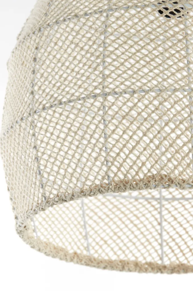 Light en Living Hanglamp Ø42x42 cm MAKASSAR zijde crème