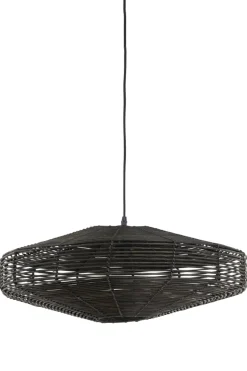Light en Living Hanglamp Ø60x21 cm MATAKA rotan donkerbruin van Light & Living