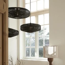 Light en Living Hanglamp Ø60x21 cm MATAKA rotan donkerbruin van Light & Living