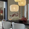 Light en Living Hanglamp Ø60x45 cm PLUMERIA zand - Light & Living