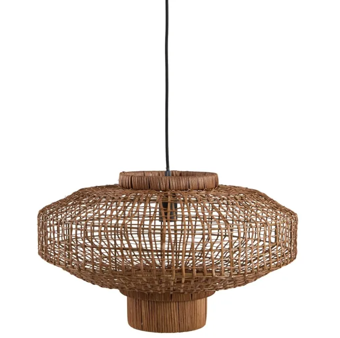 Light en Living Hanglamp Ø50x30 cm PALDOR rotan bruin