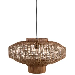 Light en Living Hanglamp Ø60x33,5 cm PALDOR rotan bruin