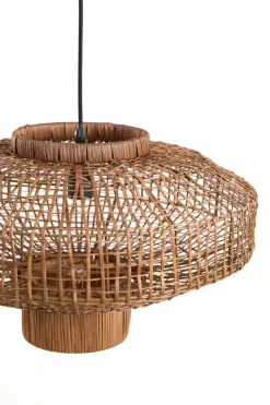 Light en Living Hanglamp Ø60x33,5 cm PALDOR rotan bruin