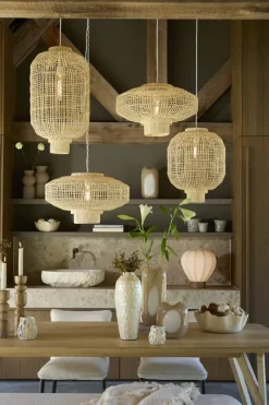 Light en Living Hanglamp Ø50x30 cm PALDOR rotan naturel