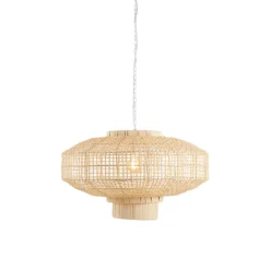 Light en Living Hanglamp Ø60x33,5 cm PALDOR rotan naturel