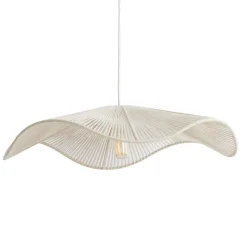 Light en Living Hanglamp Ø70x15 cm RAFA creme