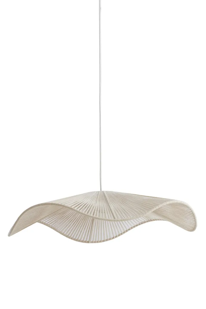 Light en Living Hanglamp Ø70x15 cm RAFA creme