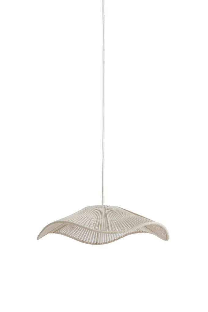 Light en Living Hanglamp Ø50x12 cm RAFA creme
