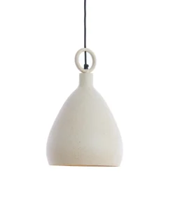 Light en Living Hanglamp Ø24X37 cm RISARI zand+lichtbruin gespikkeld