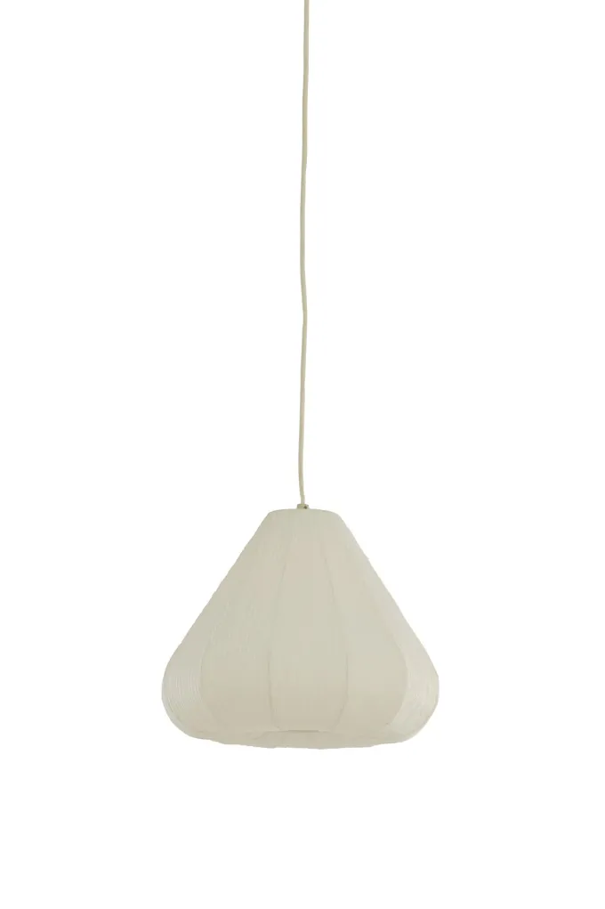 Light en Living Hanglamp Ø35x28 cm SARELLA papier wit