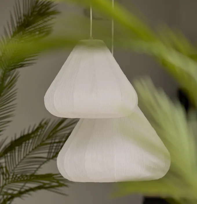 Light en Living Hanglamp Ø35x28 cm SARELLA papier wit